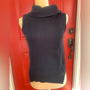 Workshop Republic Clothing Black Sleeveless Turtleneck
